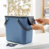 Rotho Albula contenedor para clasificación de residuos, 25 l, azul