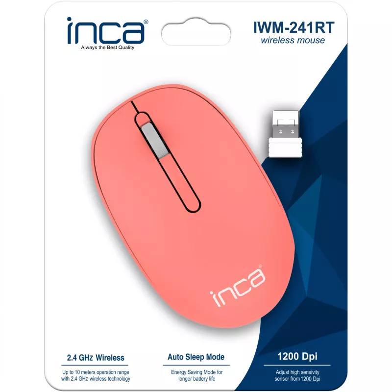 Inca IWM-241RT ratón inalámbrico RF para diestros