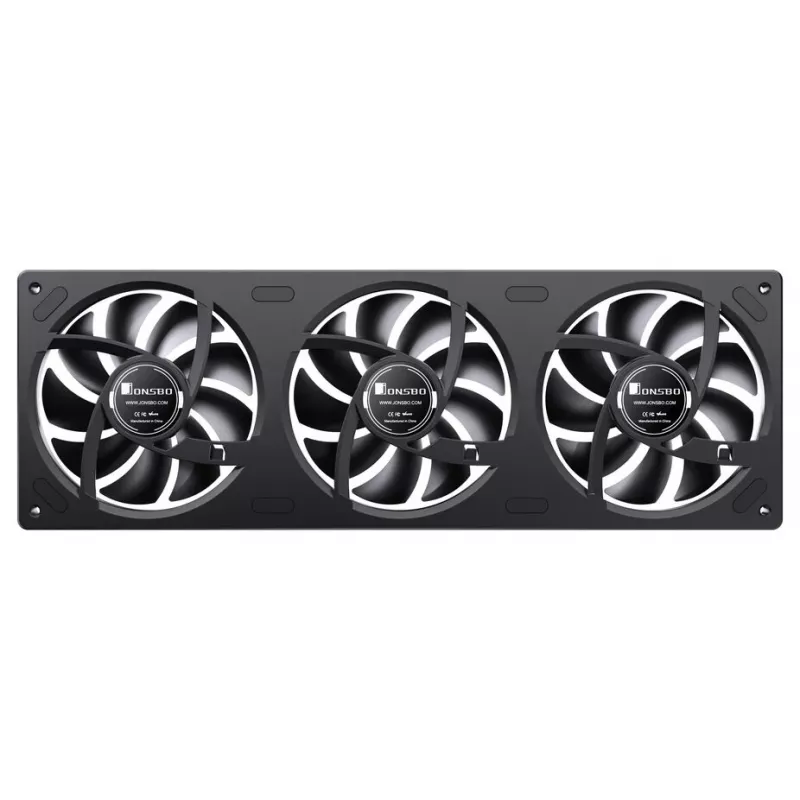 Ventilador de caja Jonsbo ZA-360 Reverse Blade negro, diseño reverse blade de 120 mm, modelo ZA-360BR