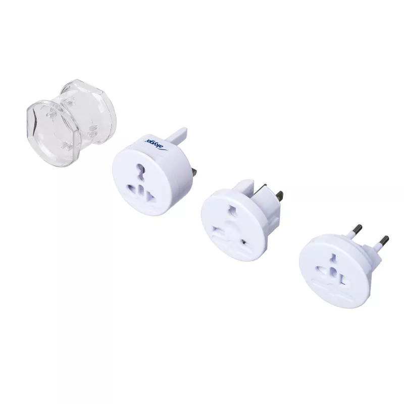 Adaptador de viaje universal Akyga AK-AD-61, mundial, 10 A, blanco
