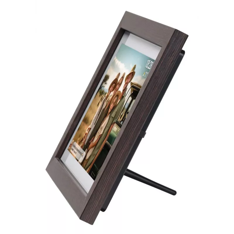 Denver PFF-1042DWMK2 marco de fotos digital 25,6 cm (10,1") 1280 x 800 pantalla táctil IPS, Wi-Fi, 16 GB, madera oscura