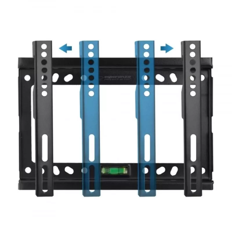 Soporte de pared para TV Esperanza PERSES para pantallas de 35,6–127 cm (14 inch–50 inch), VESA 75x75–200x200, máx. 25 kg, negro