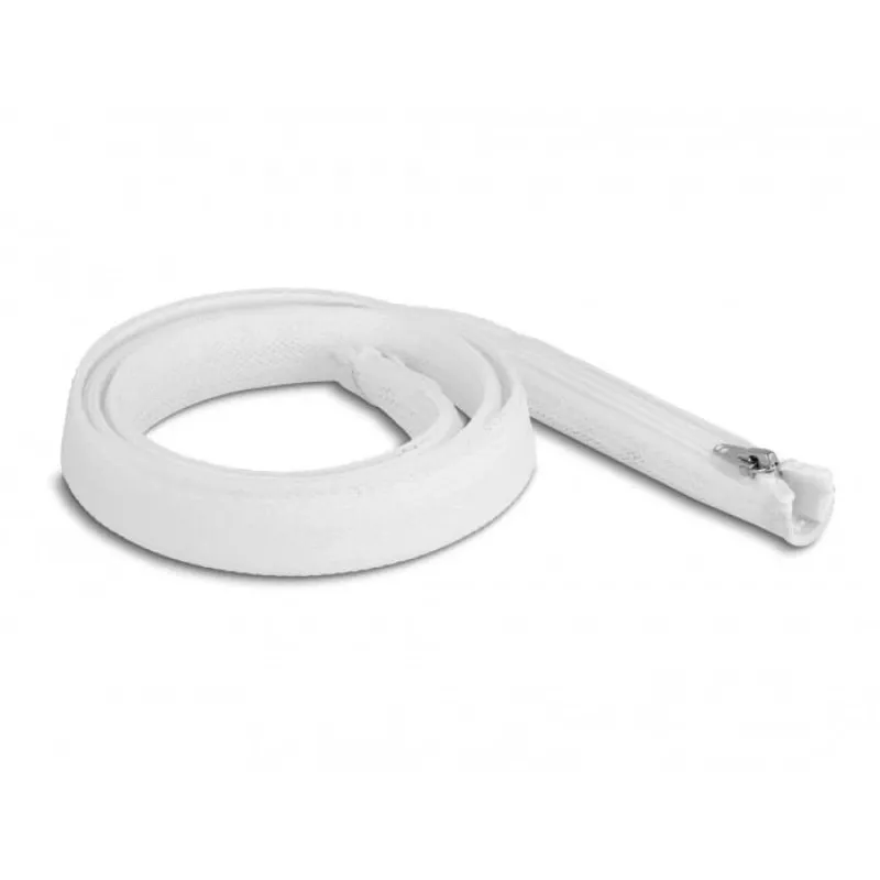 Funda trenzada para cables DeLOCK 20821 1 m x 20 mm blanca