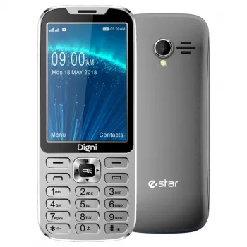 Teléfono eSTAR Digni CALL 4G Dual SIM plateado