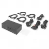 Switch KVM DIGITUS, 4 puertos, doble pantalla, 4K, DisplayPort®