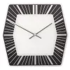 Reloj de pared NeXtime 8128zw Hexagon, 43x43 cm, blanco