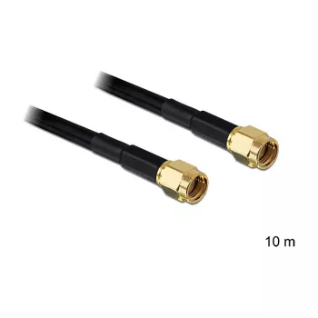 Cable coaxial DeLOCK RP-SMA - RP-SMA 10m