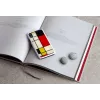 Funda para smartphone iKins para iPhone XR Mondrian White — funda trasera rígida protectora