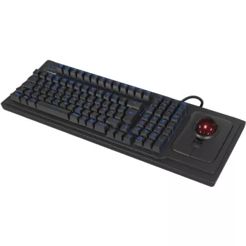 Teclado KeySonic KSK-8202ELU-T (US) universal USB QWERTY US inglés negro