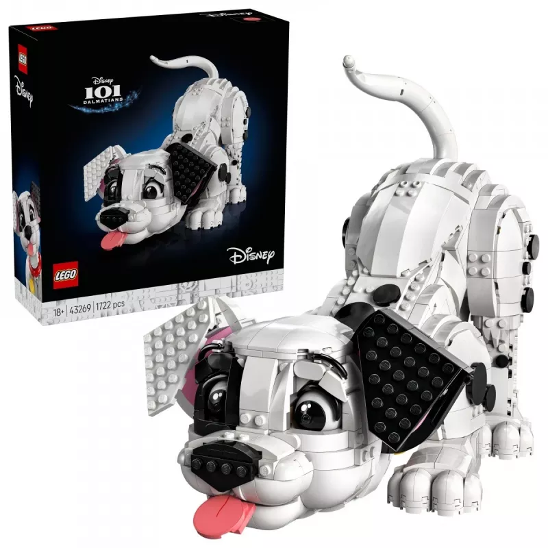 LEGO Disney 43269 Cachorro de 101 Dálmatas, set de construcción coleccionable — 1722 piezas, 220 mm de altura, para 18+