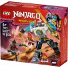 LEGO NINJAGO Set 71827 Mech traje de combate de Zane, 92 piezas, 2 minifiguras, altura 100 mm, edad 6+
