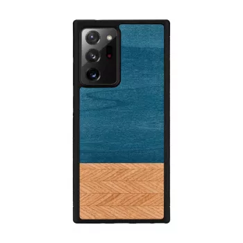 Funda para móvil Man and Wood Galaxy Note 20 Ultra Denim negro
