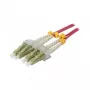 Synergy 21 Latiguillo de fibra óptica 2 fibras 0,25 m LC-LC 50/125um OM4 AD 2mm - Cable - Fibra multimodo (S216794)