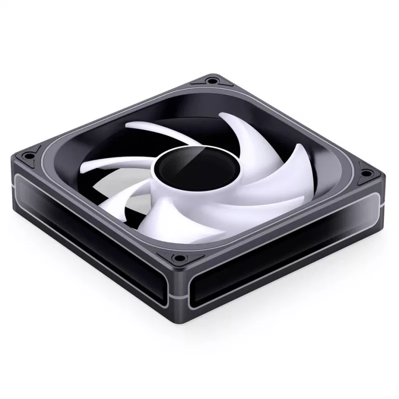 Ventilador de caja 120mm ARGB PWM Jonsbo ZB-120 negro, control PWM, iluminación ARGB