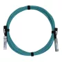 Cable de fibra óptica/AOC UBIQUITI UACC-AOC-SFP10-5M SFP+ a SFP+, 10 Gbit/s, 5 m, 850 nm, funda de PVC, aguamarina