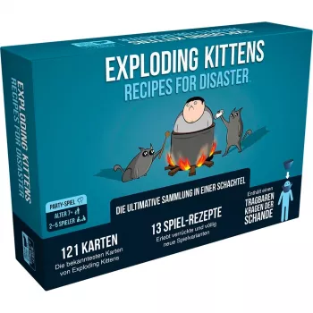 Exploding Kittens - Recipes for Disaster, juego de cartas