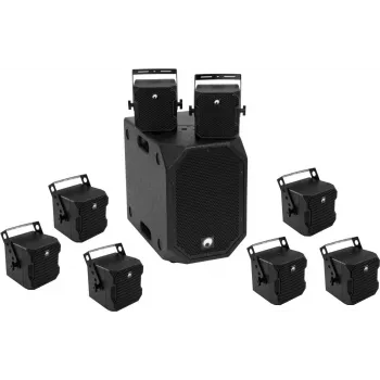 Set de audio Omnitronic BOB-10A con 8x BOB-4 (modelo 20000534)