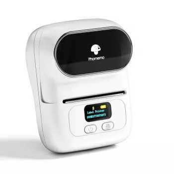 Impresora de etiquetas mini Extralink | mini impresora | blanca