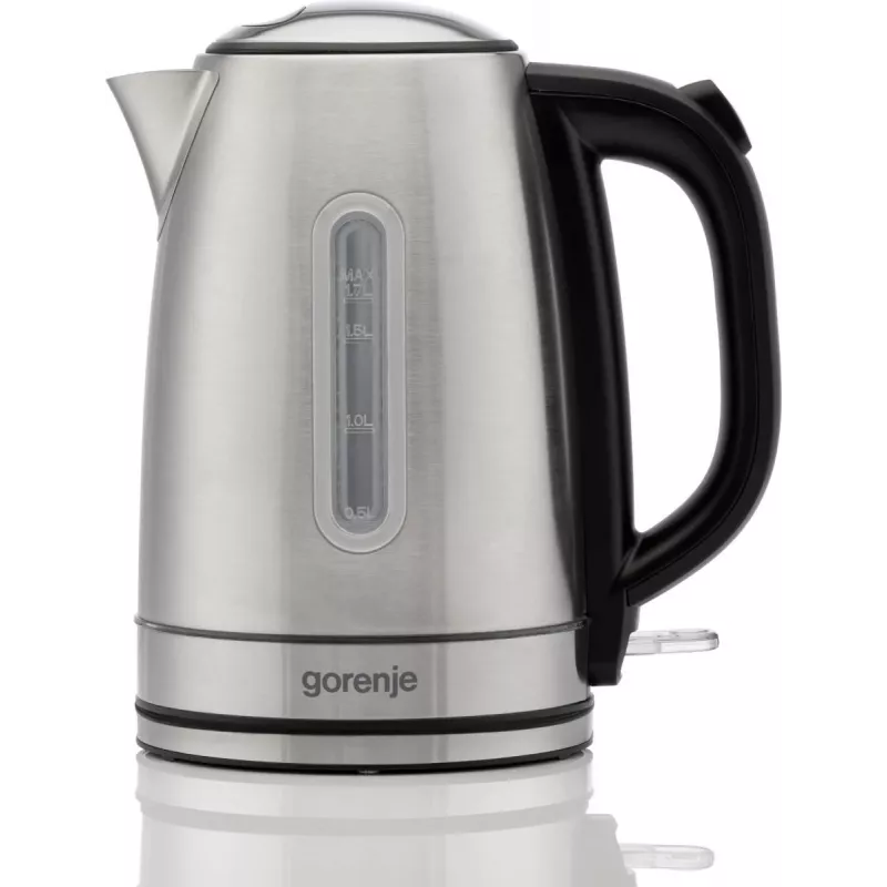 Gorenje Hervidor | K17DS | Eléctrico | 2200 W | 1,7 L | acero inoxidable | base giratoria 360° | acero inoxidable