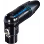 NEUTRIK conector hembra XLR, en ángulo, número de polos: 4 negro NC4FRX-B 1 unidad (NC4FRX-B)