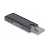 Carcasa para SSD DeLOCK externa USB Type-C combo para M.2 NVMe PCIe o SATA SSD sin herramientas