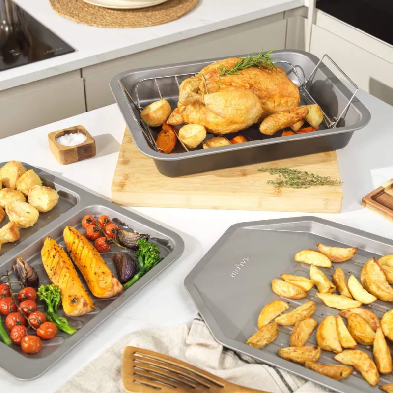 Accesorio de cocina Salter Chip Tray BW13672 antiadherente, apto para lavavajillas