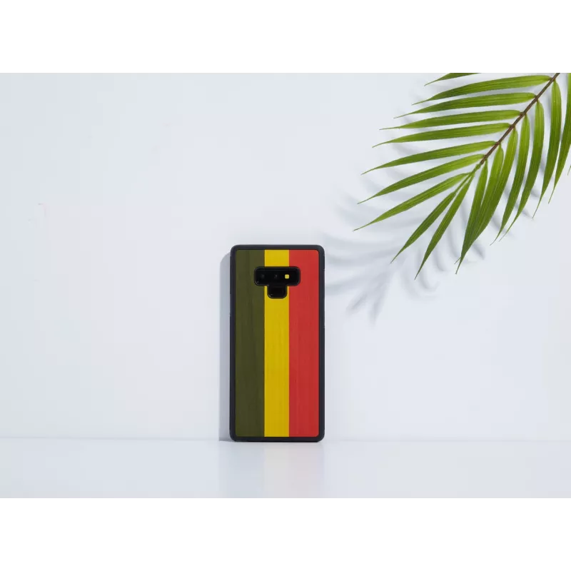 Funda para smartphone Man and Wood para Samsung Galaxy Note 9 — Reggae negro funda protectora