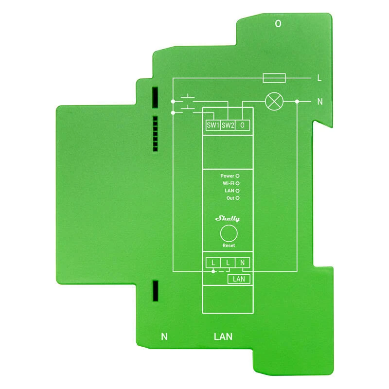 Shelly Pro Dimmer 1 interruptor inteligente para carril DIN, 1 canal