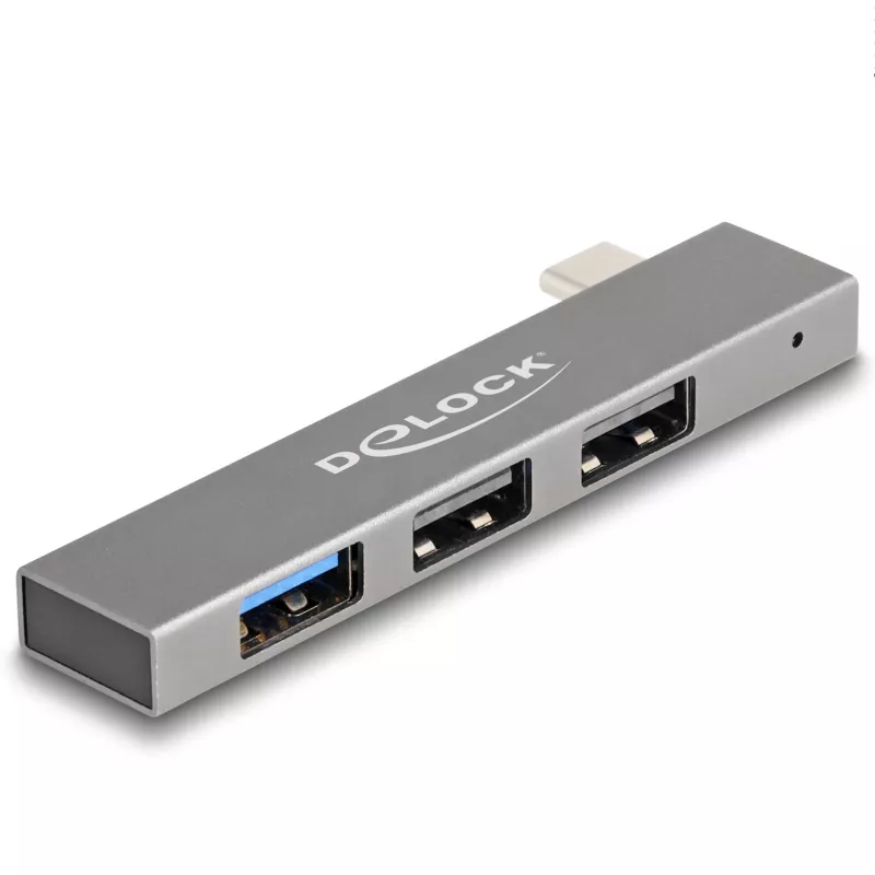 Hub USB DeLOCK 3 puertos fino USB Type-C 10 Gbps 2 x USB 2.0
