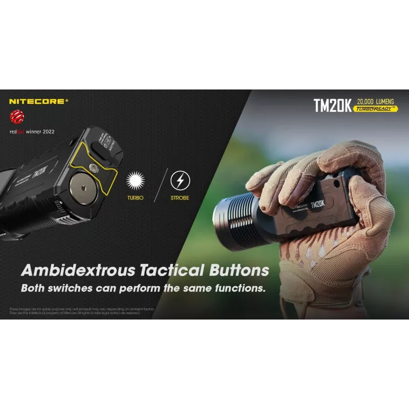 Linterna Tiny Monster SERIES/20000 lúmenes TM20K Nitecore