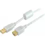 shiverpeaks BS77120-WF cable USB 1 m USB 2.0 USB A blanco (BS77120-WF)