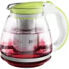 Jarra de cristal Lamart LT7028 verde transparente 13 cm de diámetro 155 mm de altura