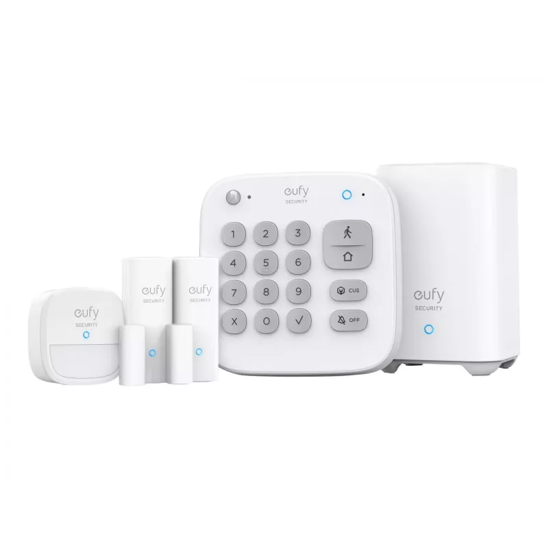KIT DE ALARMA DE SEGURIDAD PARA EL HOGAR/5 PIEZAS T8990321 EUFY