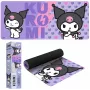 Alfombrilla de ratón Kids Euroswan 80x30 cm Hello Kitty Kuromi, gran alfombrilla rectangular para gaming/escritorio