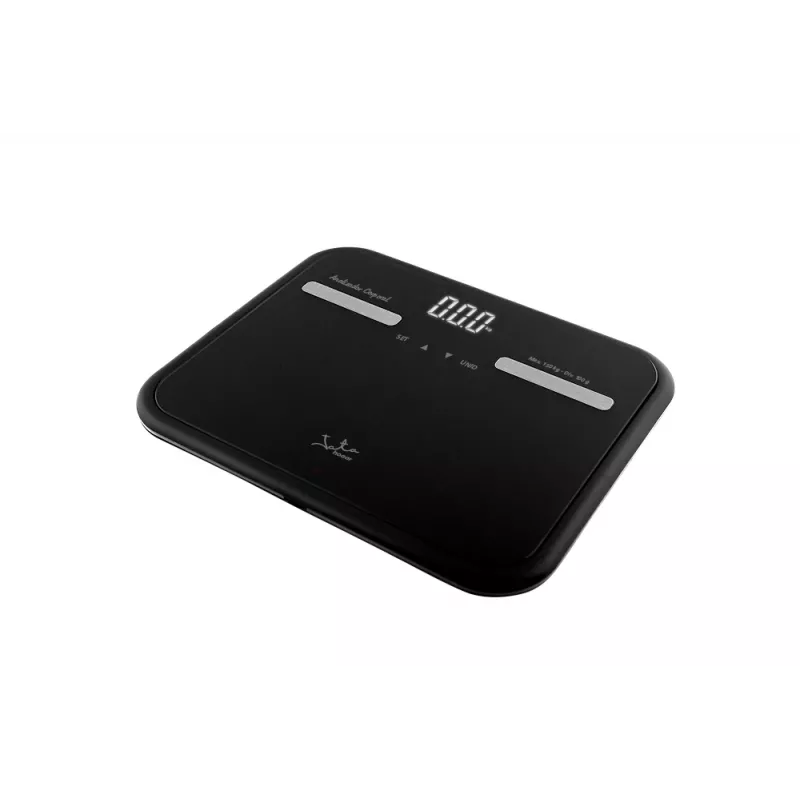 Báscula de baño electrónica JATA 538 rectangular negra