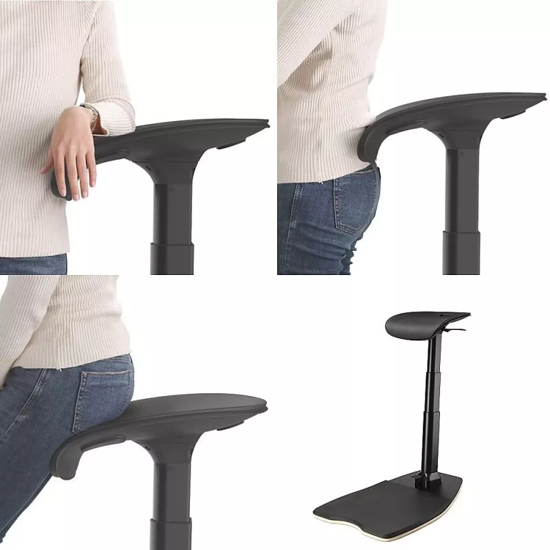 Silla ergonómica MACLEAN MC-872 — regulable en altura, con mecanismo basculante