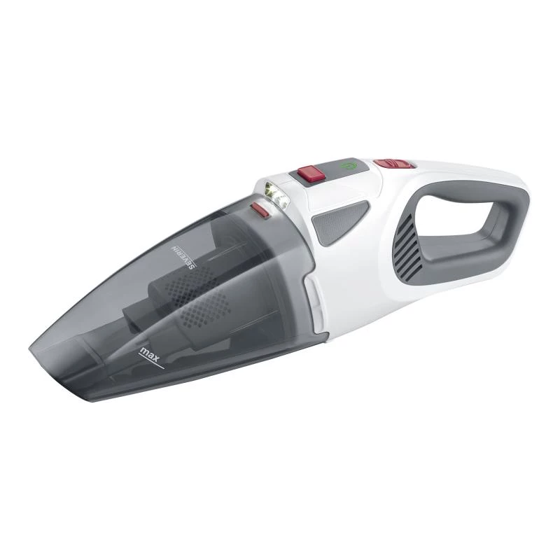 Severin HV 7146 Aspirador de escoba/eléctrico Batería Seco y húmedo UltraFine 120 W Gris, Rojo, Blanco 2,2 Ah