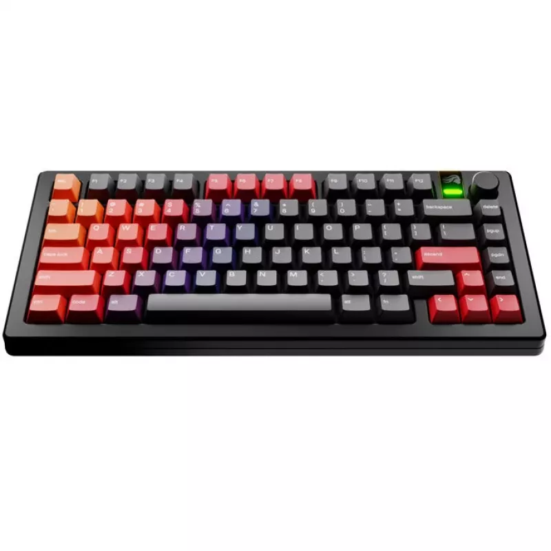Teclas GLORIOUS GPBT Gradient Celestial Fire PBT Dye-Sub formato ANSI