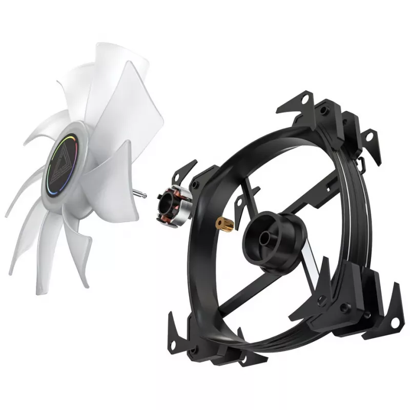 Ventilador de carcasa Montech HP140 ARGB PWM 140mm (pack de 3) — ventilador de refrigeración ARGB PWM 140mm, pack de 3