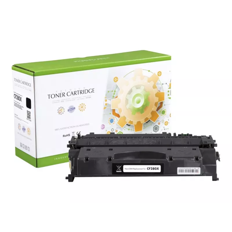 Cartucho de tóner STATIC compatible con HP CF280X negro de alta capacidad compatible 6.900 páginas