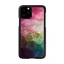 Funda protectora para smartphone iKins para iPhone 11 Pro con diseño de flores acuáticas, negra