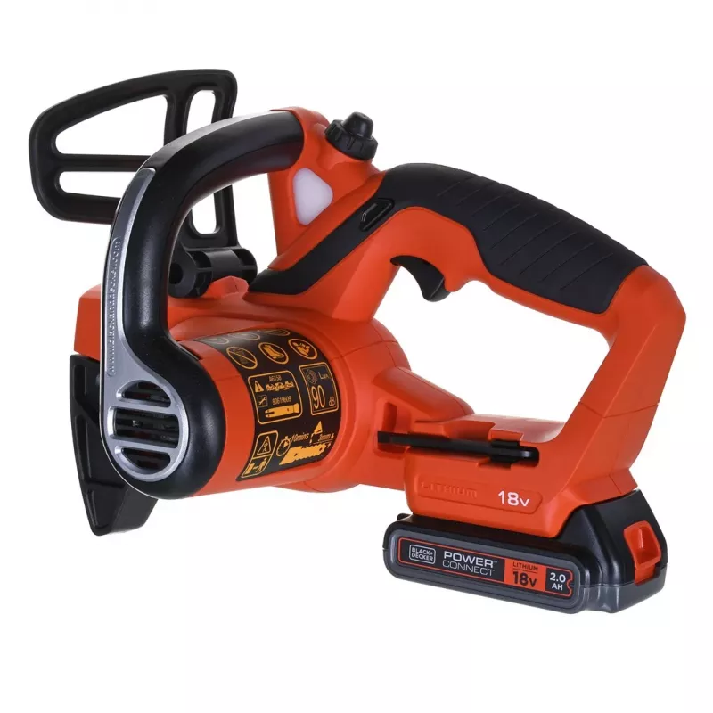 Black & Decker GKC1820L20 motosierra de batería, negra/naranja