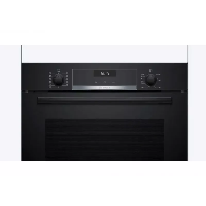 Horno eléctrico integrable Bosch HBG537FB4 con capacidad de 71 L, aire caliente 4D, EcoClean, grill, termómetro