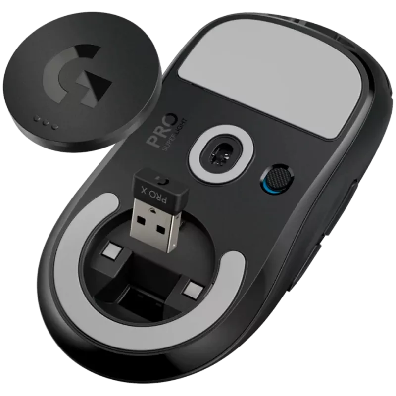 LOGITECH G PRO X SUPERLIGHT 2c ratón gaming inalámbrico compacto – Negro – 2,4 GHz – EER2-933