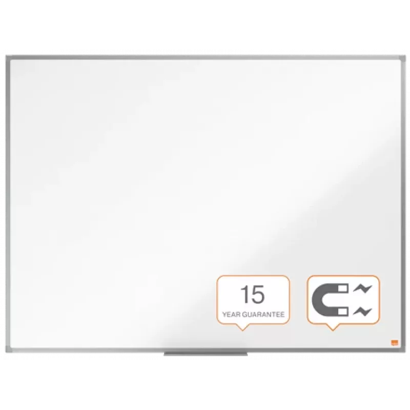 Pizarra blanca Nobo Essence acero 1200x900mm (1905211)
