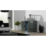 Aparador Cama 120 cm SOHO S7 gris/gris brillante
