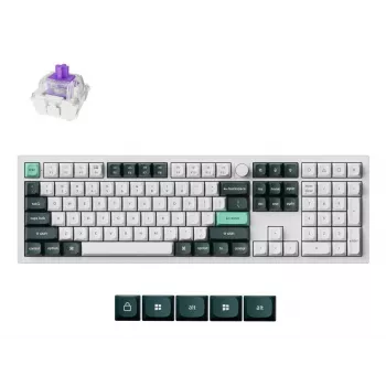 Teclado mecánico Keychron Q6 HE QMK con estabilizadores magnéticos Gateron Double‑Rail