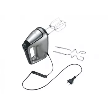 SEVERIN HM 3832 - batidora de mano - 400 W - gris metalizado/negro/acero inoxidable