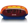 Radio reloj Lenco ICR-210 Kids con función despertador, radio FM, diseño infantil