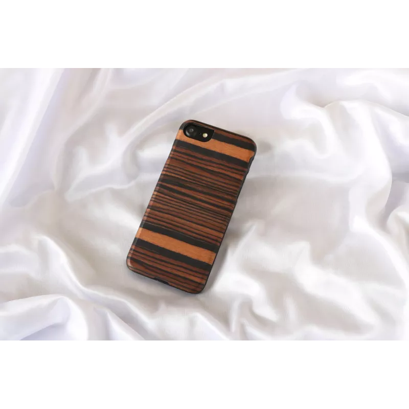 Funda Man&Wood Ebony/BL iPhone 7